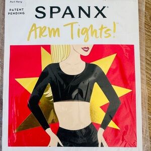 NWT SPANX Arm Tights Med Navy